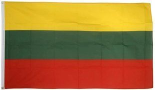 Прапор Литви (90x150см) Lithuania Flag 435 фото