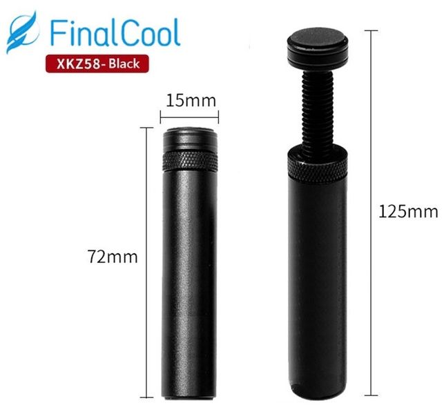 Тримач для відеокарти FinalCool XKZ58 Black Holder GPU Support holder для ПК (Алюміній) 452 фото