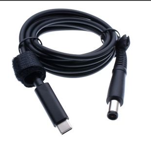 Зарядний кабель постійного струму Type-C PD 65W DC 7.4/5.0mm для DELL (Для заряджання ноутбука від PowerBank) 456 фото