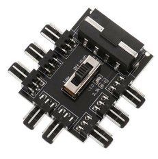 Сплітер розгалужувач MOLEX на 8 кулерів 3 pin Fan Hub 35 фото