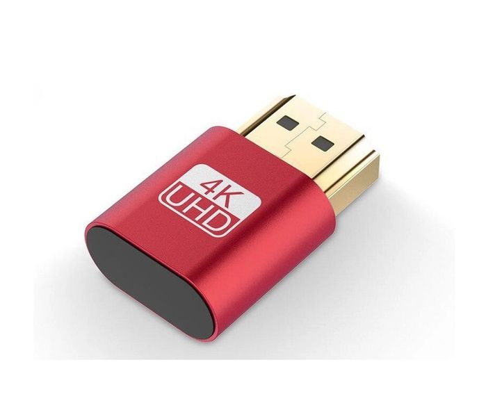 Емулятор монітора HDMI Заглушка Підтримка до (3840х2160) 4K RED 355 фото