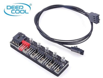 Сплітер розгалужувач DEEPCOOL PH-15 4 pin на 5 кулерів 3/4 pin Fan Hub 358 фото