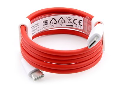 Кабель Type-C на Type-C 65W PD SUPER VOOC / 6A 1m OPPO (RED) 410 фото