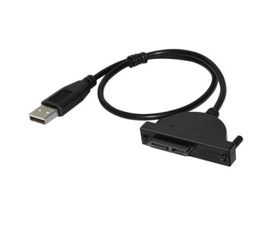 Переходник USB2.0 на mini SATA CD/DVD от привода ноутбука (13pin 6+7pin) 12 фото