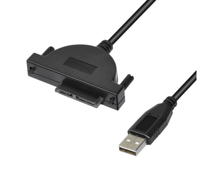 Переходник USB2.0 на mini SATA CD/DVD от привода ноутбука (13pin 6+7pin) 12 фото