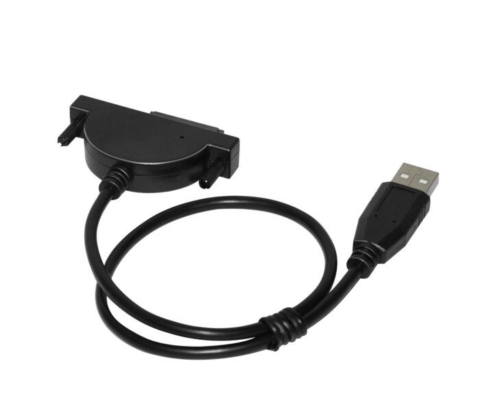 Переходник USB2.0 на mini SATA CD/DVD от привода ноутбука (13pin 6+7pin) 12 фото