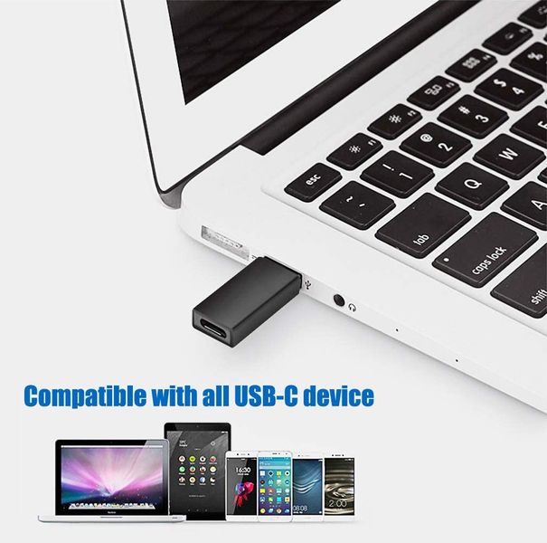 Адаптер UGREEN USB 3.0 to Type-C (Female) Black (Cablexpert) 417 фото