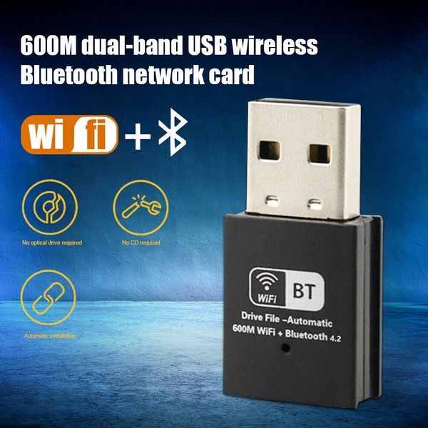 Wi-Fi/Bluetooth адаптер ZF-H600 600Mb двухдиапазонный 2.4/5GHz с Bluetooth 4.2 512 фото