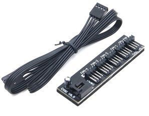 Сплітер розгалужувач Deepcool FH-014 4 кулера 4 pin Fan Hub 275 фото