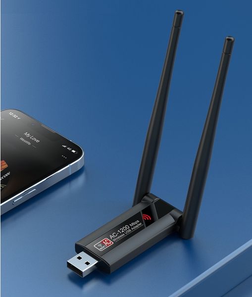 Двохдіапазонний гігабітний Wi-Fi адаптер USB 3.0 1200Mb/s 2.4/5GHz 514 фото