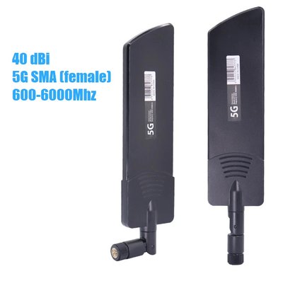 Антена 4G, 5G LTE+ (Коннектор SMA female) 42 dbi MIMO Black 518 фото