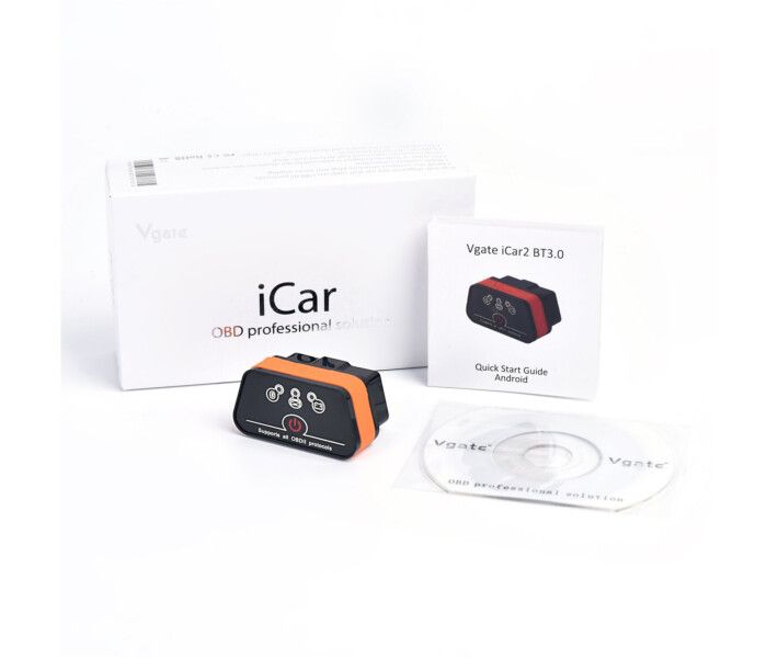 Cканер Vgate iCar2 Bluetooth для діагностики авто (OBD2.011) 27 фото