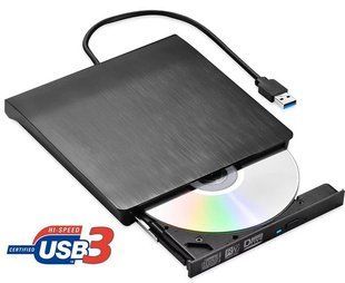 Зовнішній оптичний привод Grand-X DVD&plusmn;RW портативний дисковод USB 3.0 347 фото