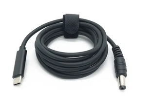 Зарядний кабель постійного струму Type-C PD 65W DC 5.5/2.1mm (Для заряджання ноутбука від PowerBank) 405 фото